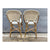 Riviera Rattan Dining (Side) Chair-Fog/White