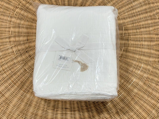 Mar Vista Matelassé Duvet Cover (K/CK)-White - The Home Decor Outlet