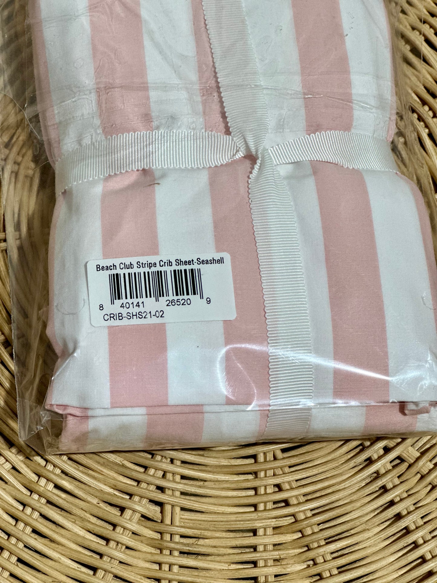 Serena & Lily Beach Club Stripe Crib Sheet - The Home Decor Outlet