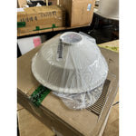 Lenox Pendant (14” DIAM)-Antique Burnished Brass/Matte White Shade