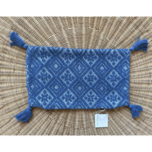 Belridge Pillow Cover (12”x21”)-Blue