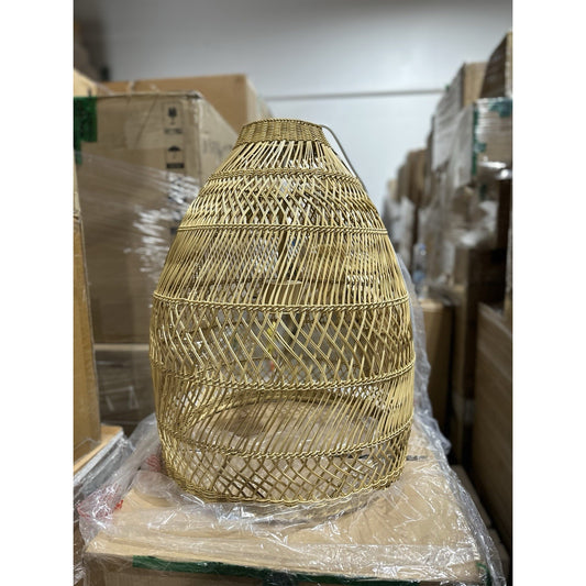 Summerland Outdoor Bell Pendant (21” DIAM)-Light Dune Brown