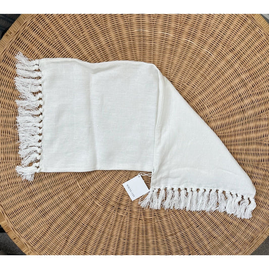 Mendocino Pillow Cover (14”x30”)-White