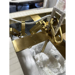 Greenport Lantern-Beige/Brass