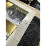 Greenport Lantern-Beige/Brass