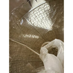 Atwater Coconut Shell Pendant-Beige/White