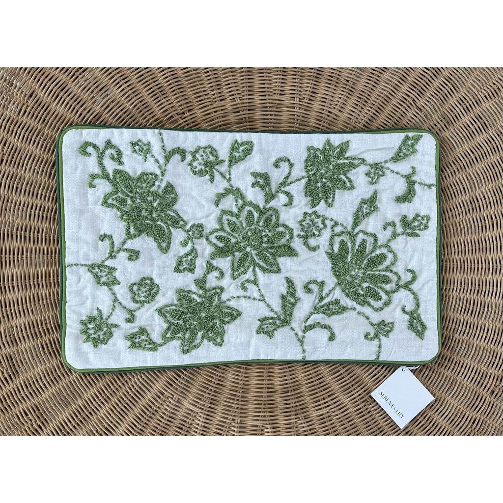 Marigot Pillow Cover (14”x22”)-Grass Green - The Home Decor Outlet