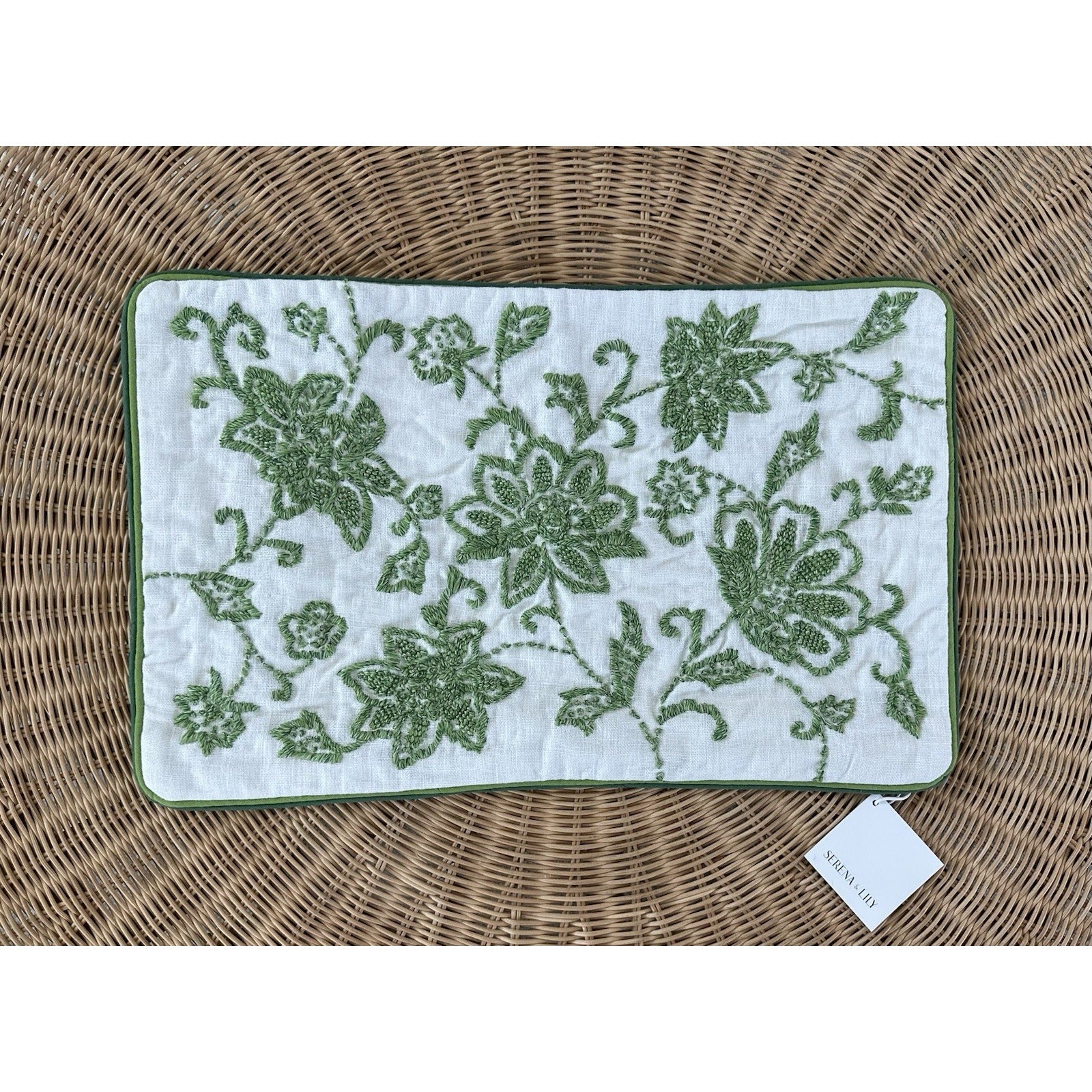 Marigot Pillow Cover (14”x22”)-Grass Green - The Home Decor Outlet