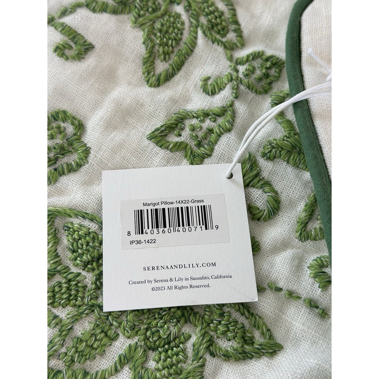 Marigot Pillow Cover (14”x22”)-Grass Green - The Home Decor Outlet