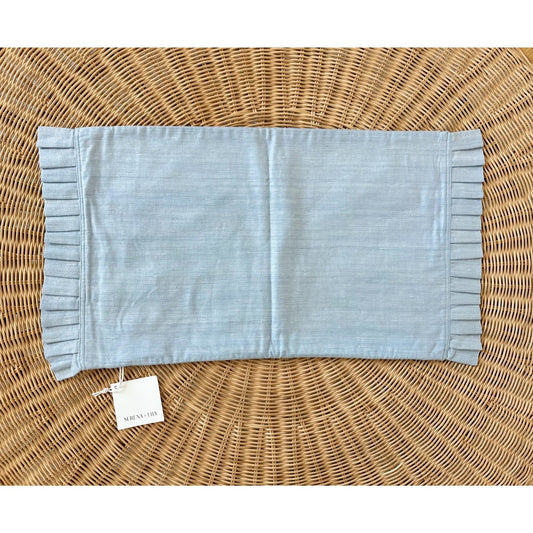 Balmoral Pillow Cover (14”x22”)-Coastal Blue - The Home Decor Outlet