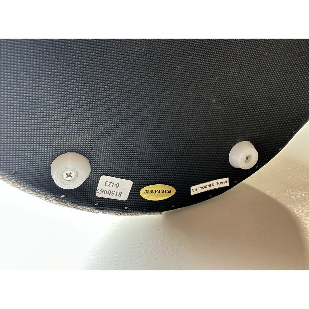 PALECEK Lexi Outdoor Designer Coastal Side Table-Warm Grey