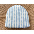 Avalon Indoor Rattan Dining Chair Cushion-Oceana Coastal Blue - The Home Decor Outlet