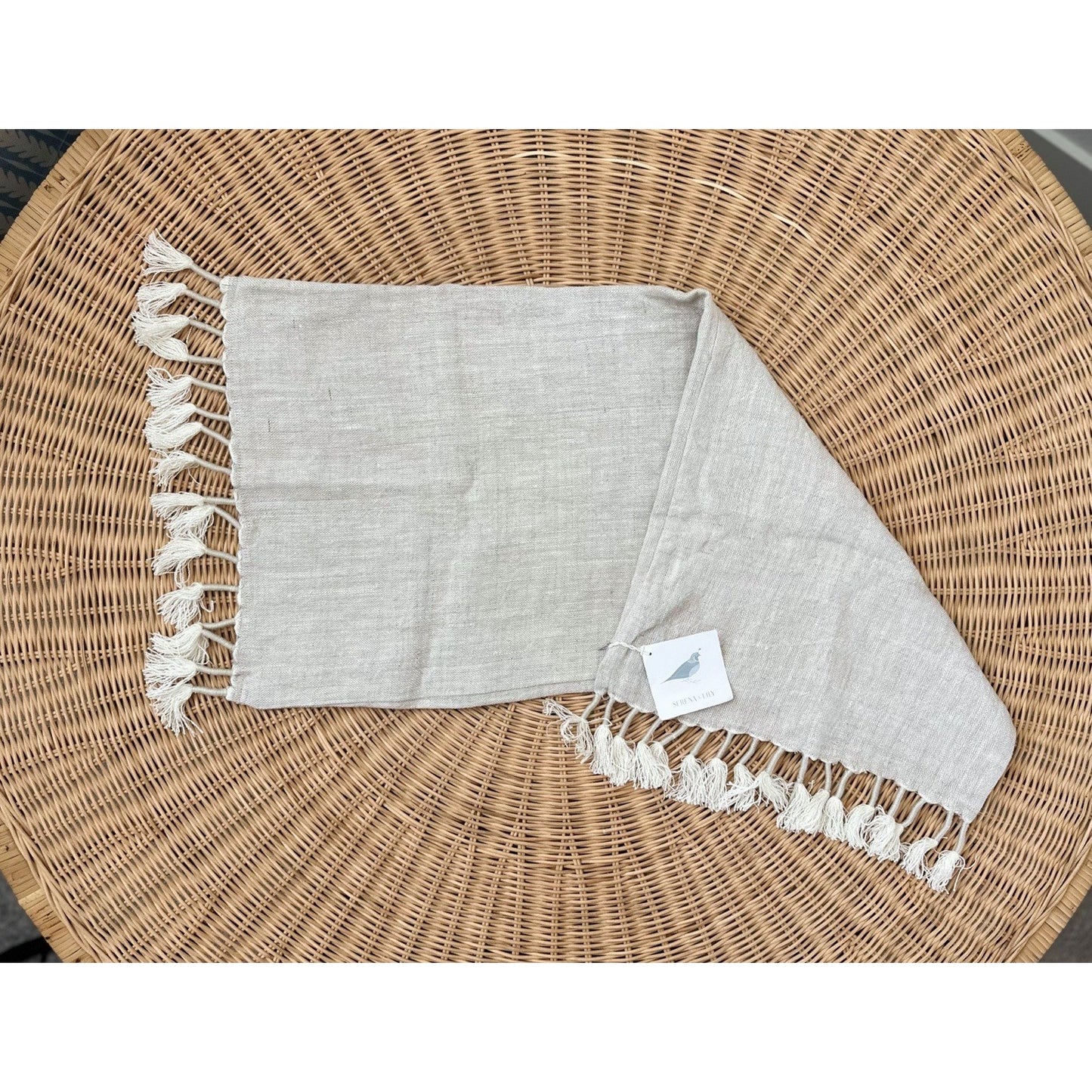 Topanga Pillow Cover (14”x30”)-Ivory Beige