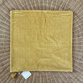 Corduroy Pillow Cover (22” SQ)-Ochre Yellow