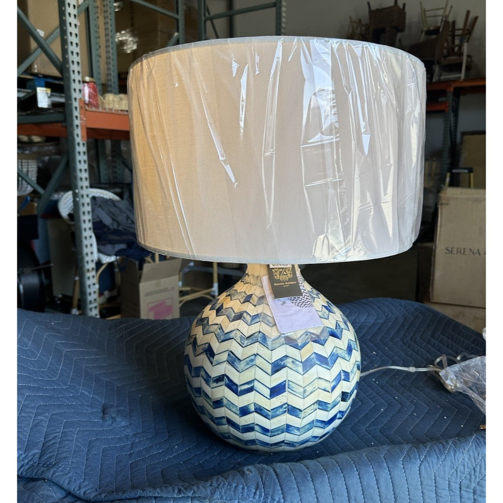 Westerly Table Lamp-Navy Blue
