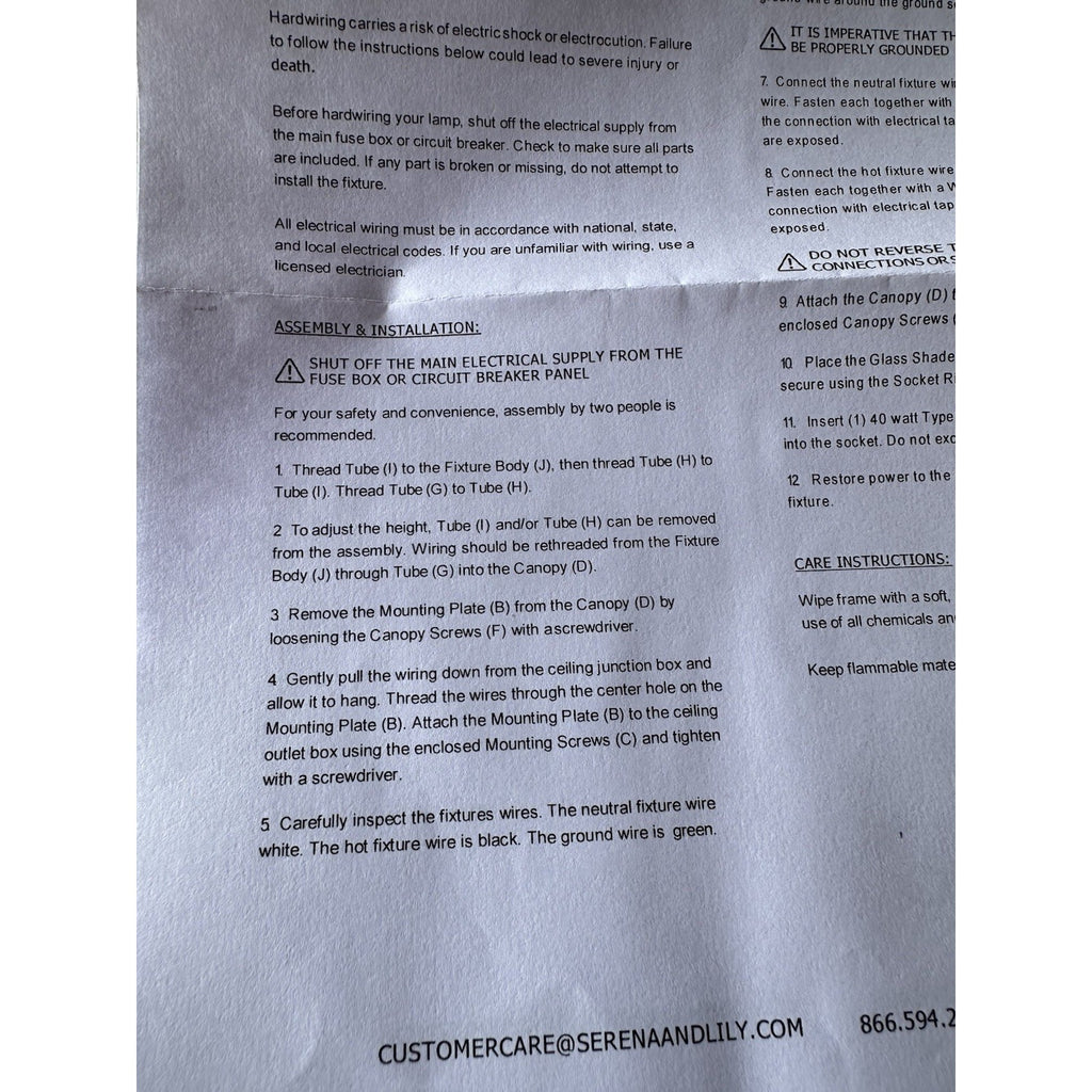 Claremont Small Pendant-Brass Adjustable Rod/Glass Shade