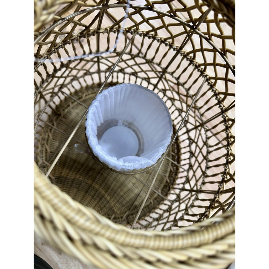 Summerland Outdoor Medium Lantern-Light Dune Brown