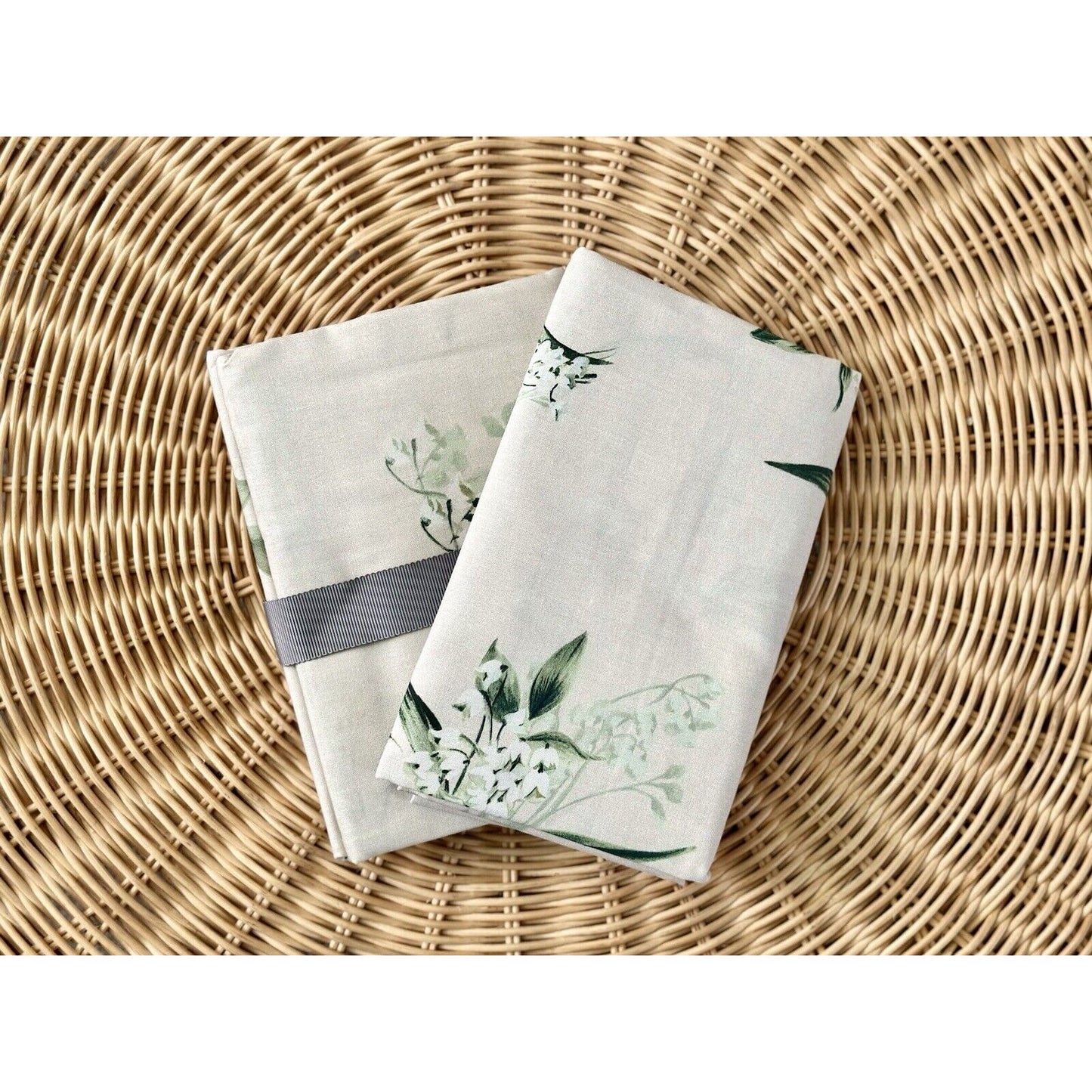 Pottery Barn x Monique Lhuillier Lily Of The Valley Cotton Euro Shams (Set of 2)