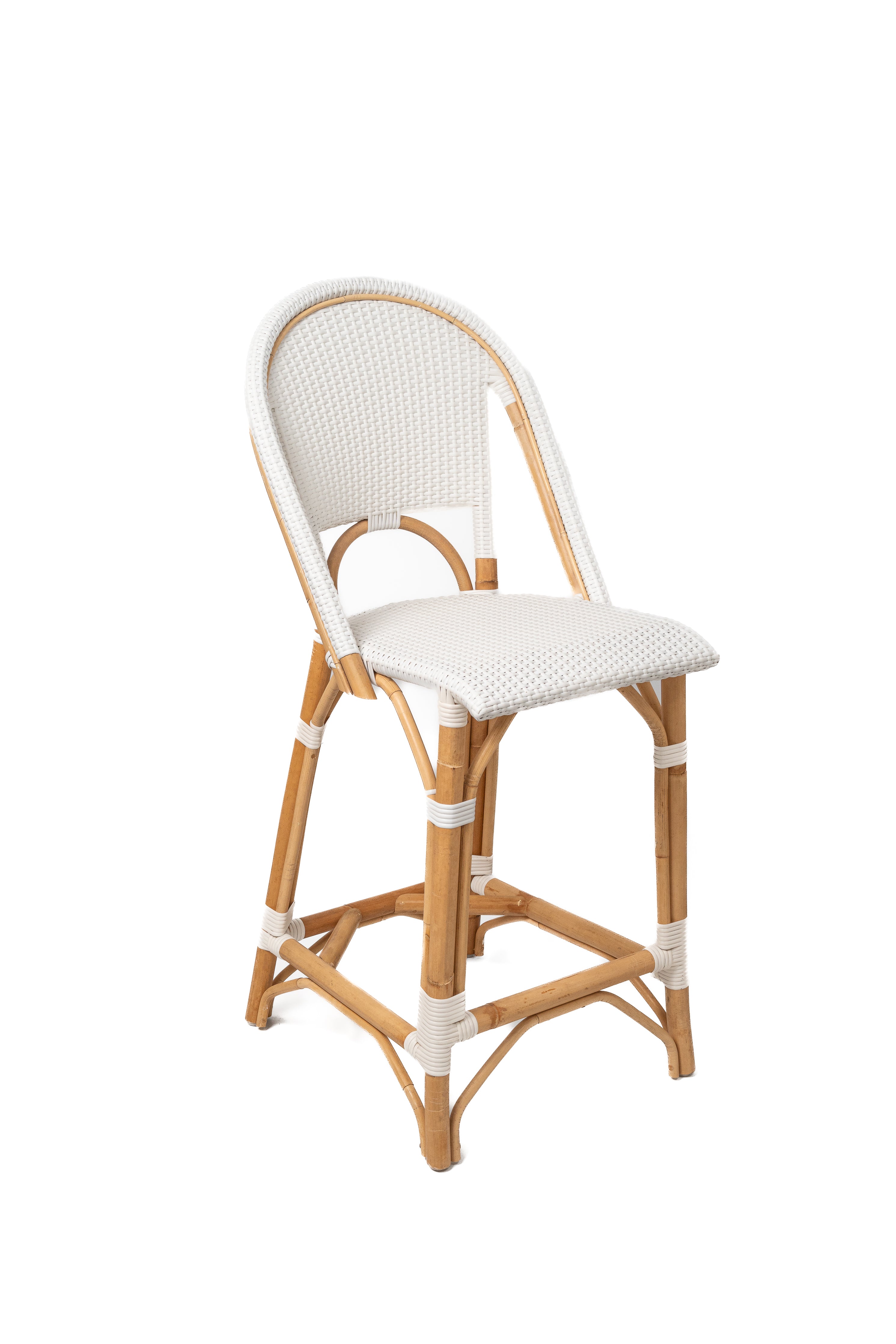 Classic Bistro Rattan Counter Stool - The Home Decor Outlet