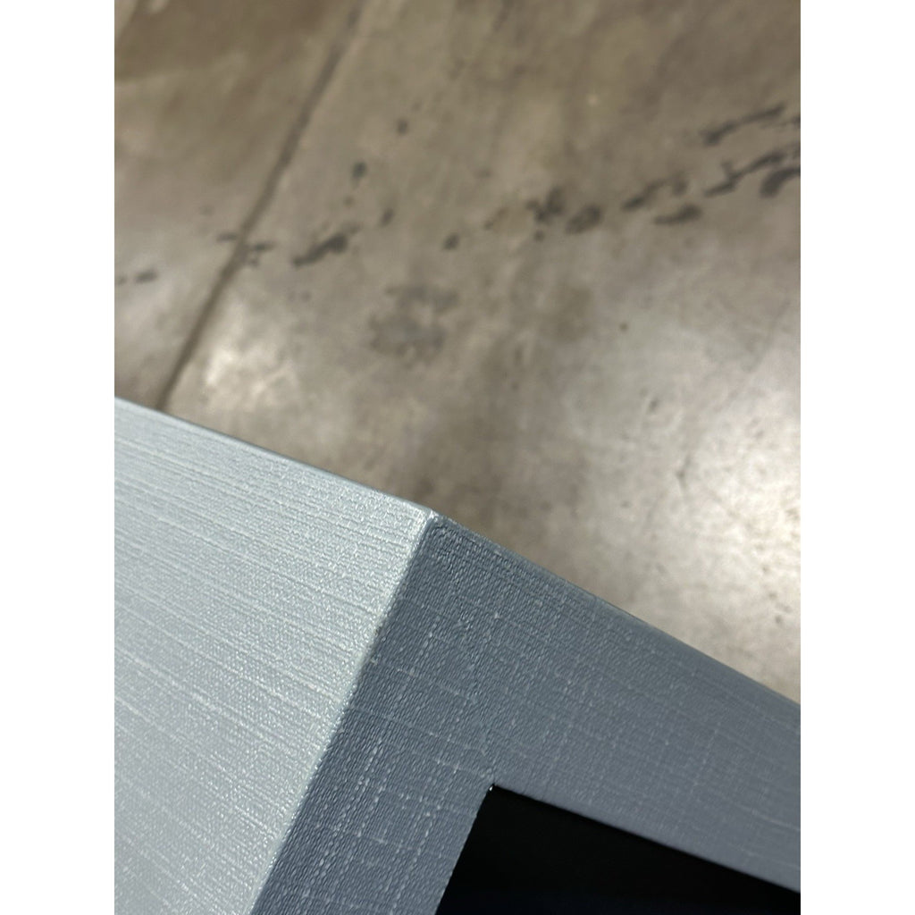 Driftway Painted Linen Square Coffee Table-Coastal Blue