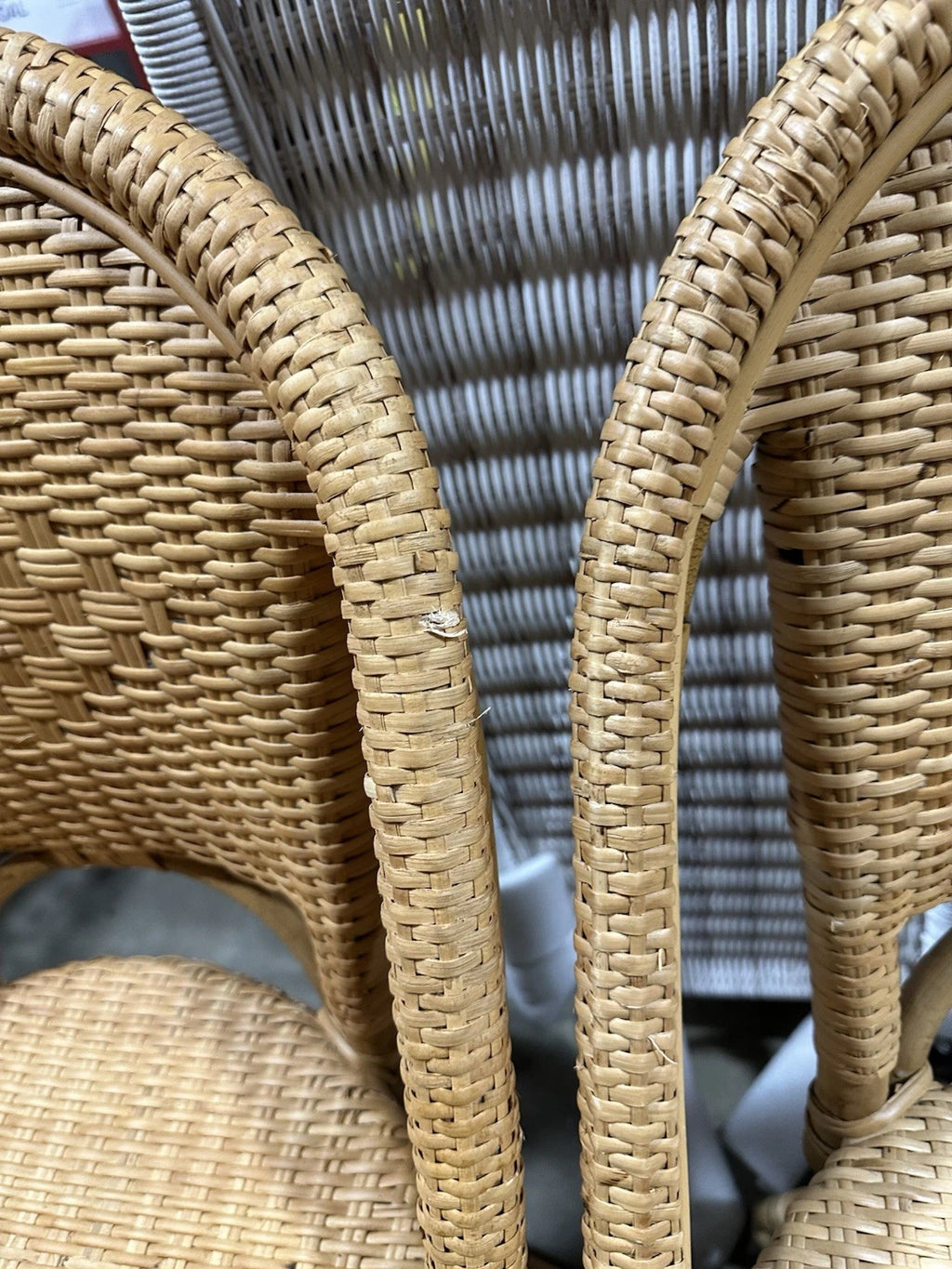 Sunwashed Riviera Swivel Rattan Counter Stool-Natural (CL)