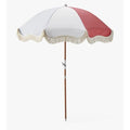 Coastal Beach Umbrella-Blue/White/Red