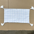 Sunbrella Windowpane Mayne Pillow Cover (12”x21”)-Coastal Blue
