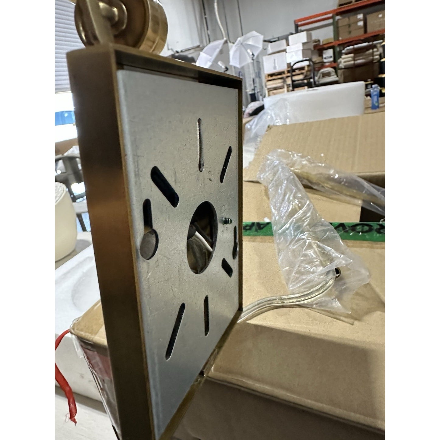 Visual Comfort Graves Pivoting Sconce (SK2115)-Hand-Rubbed Antique Brass