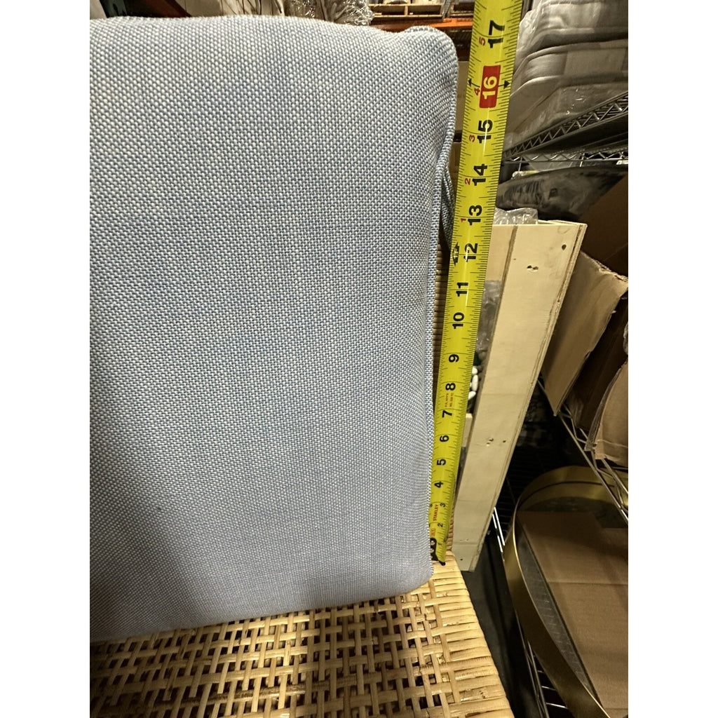 Eptos Dining Chair Cushion-Perennials Basketweave Coastal Blue - The Home Decor Outlet
