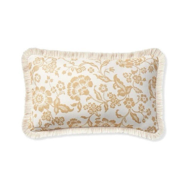 Claremont Linen Pillow Cover (SAMPLE/NO TAGS)(12”x21”)-Wheat Brown