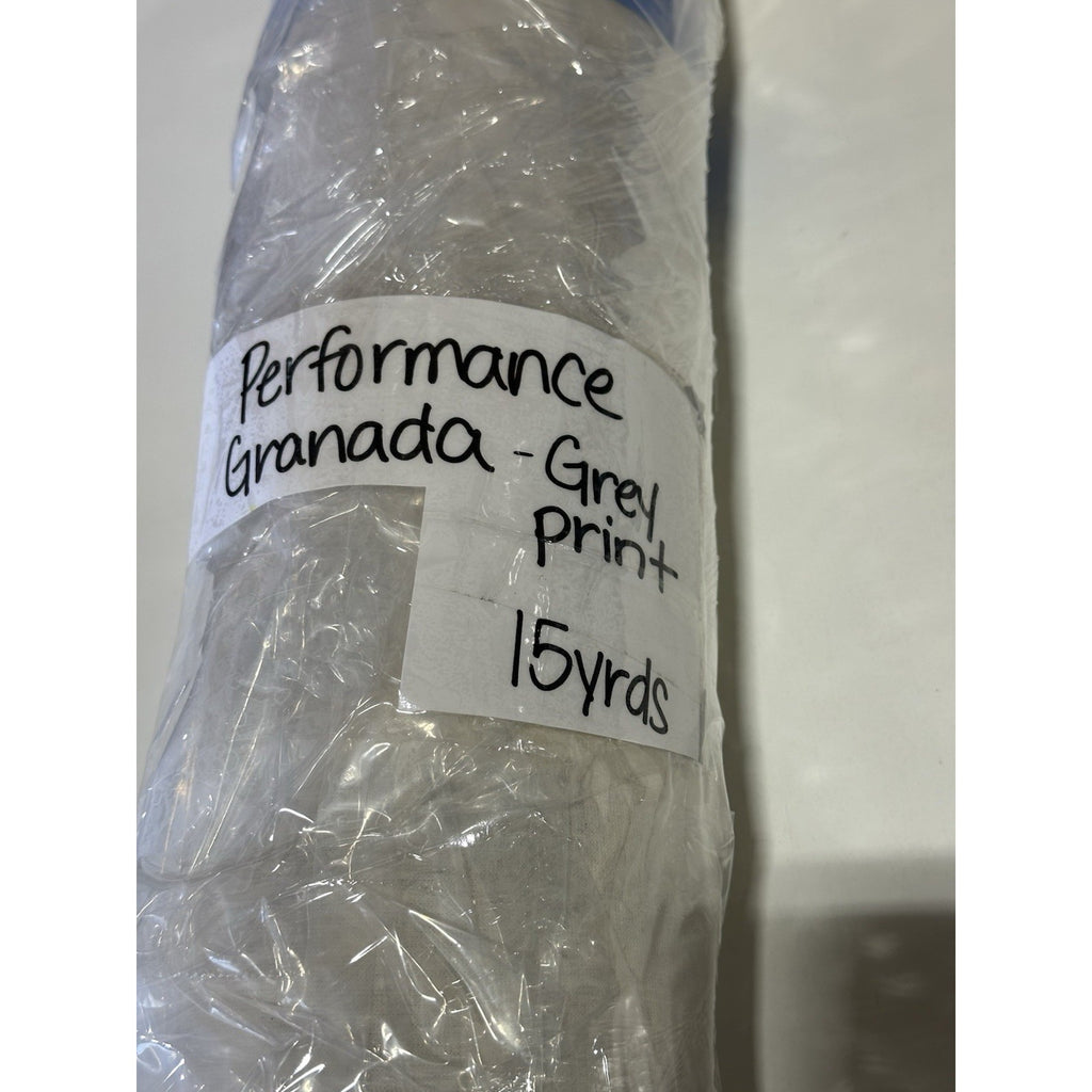 Granada Performance Fabric (approx. 15 Yds)-Fog/Grey