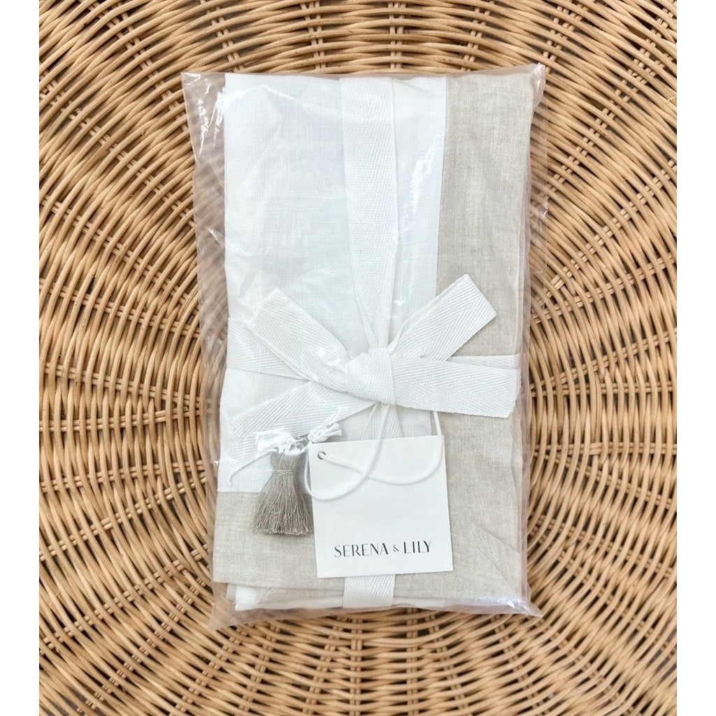 Salento Linen Long Pillow Sham (14”x40”)-Flax Beige