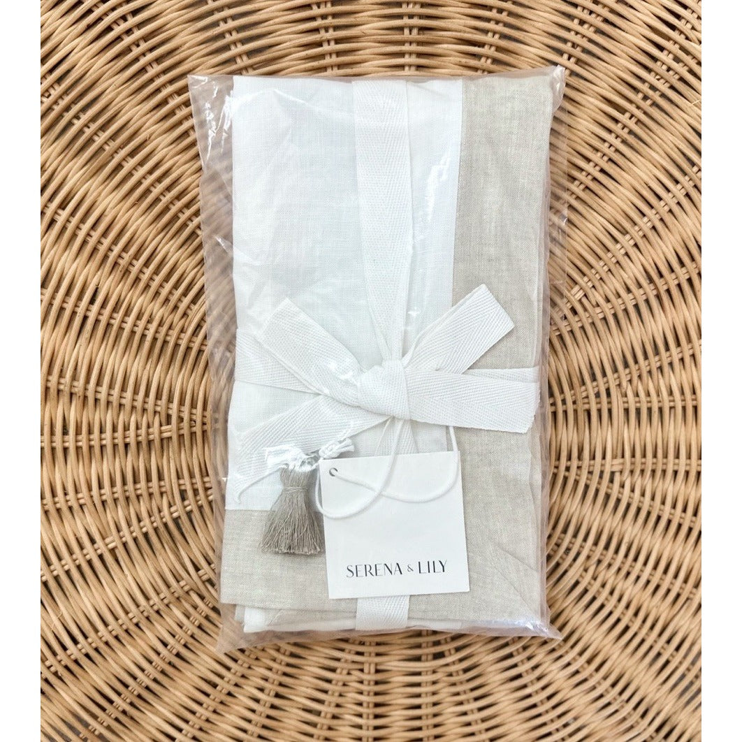 Salento Linen Long Pillow Sham (14”x40”)-Flax Beige