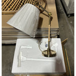 Larkspur Task Sconce (Various Shades)-Brass Base