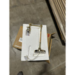 Larkspur Task Sconce (Various Shades)-Brass Base