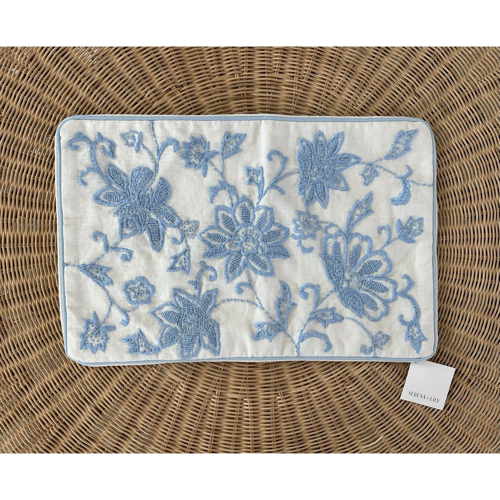 Marigot Pillow Cover (14”x22”)-Hydrangea Blue - The Home Decor Outlet