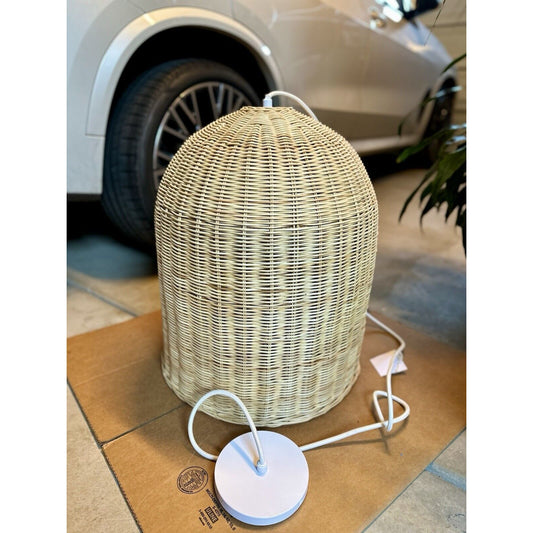 Santa Barbara Rattan Bell Pendant