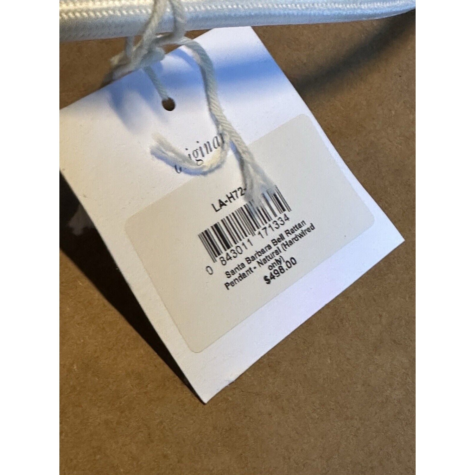 Santa Barbara Rattan Bell Pendant - The Home Decor Outlet