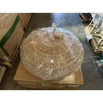 Headlands Ring Rattan Pendant-Natural Brown