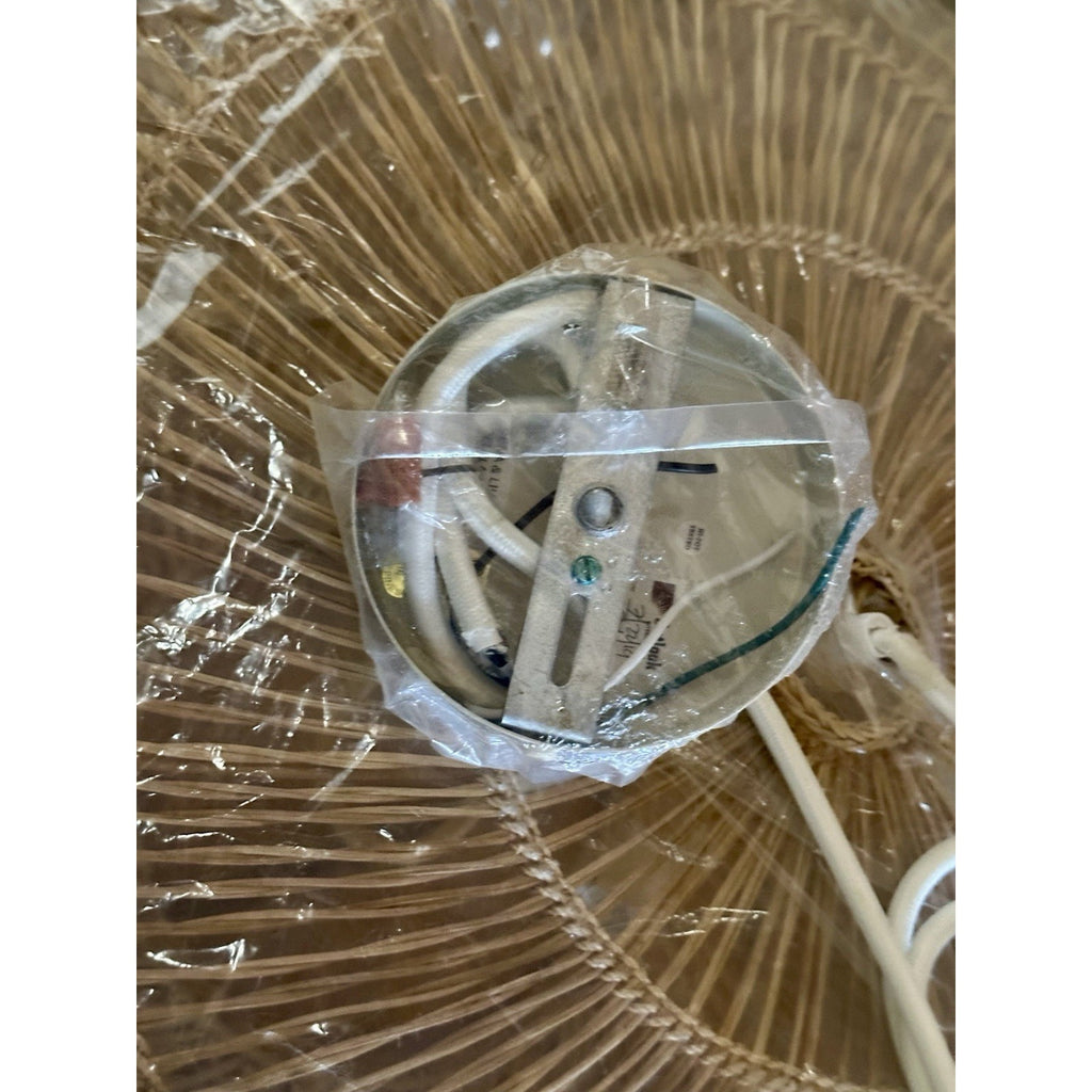 Headlands Rattan Ring Pendant-Natural Brown