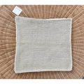 Tidal Pillow Cover (22” SQ)-Sea Salt Beige - The Home Decor Outlet