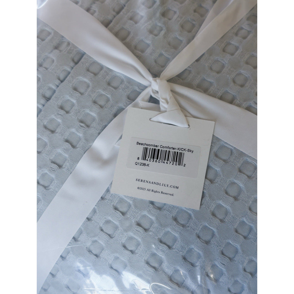 Beachcomber Comforter (K/CK)-Sky Blue