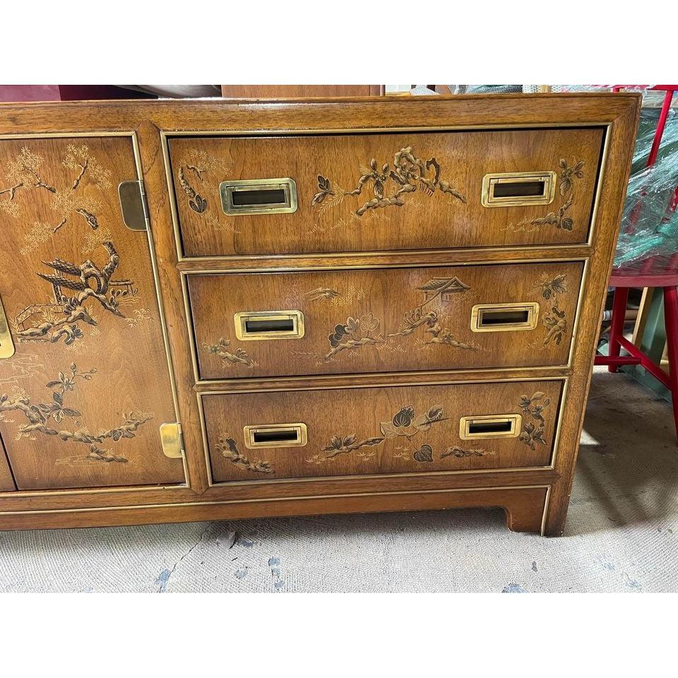 Vintage Asian Chinoiserie Dresser Dynasty by Heritage Furniture - The Home Decor Outlet