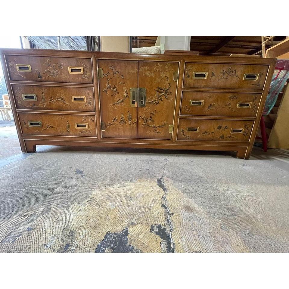 Vintage Asian Chinoiserie Dresser Dynasty by Drexel Heritage Furniture - The Home Decor Outlet