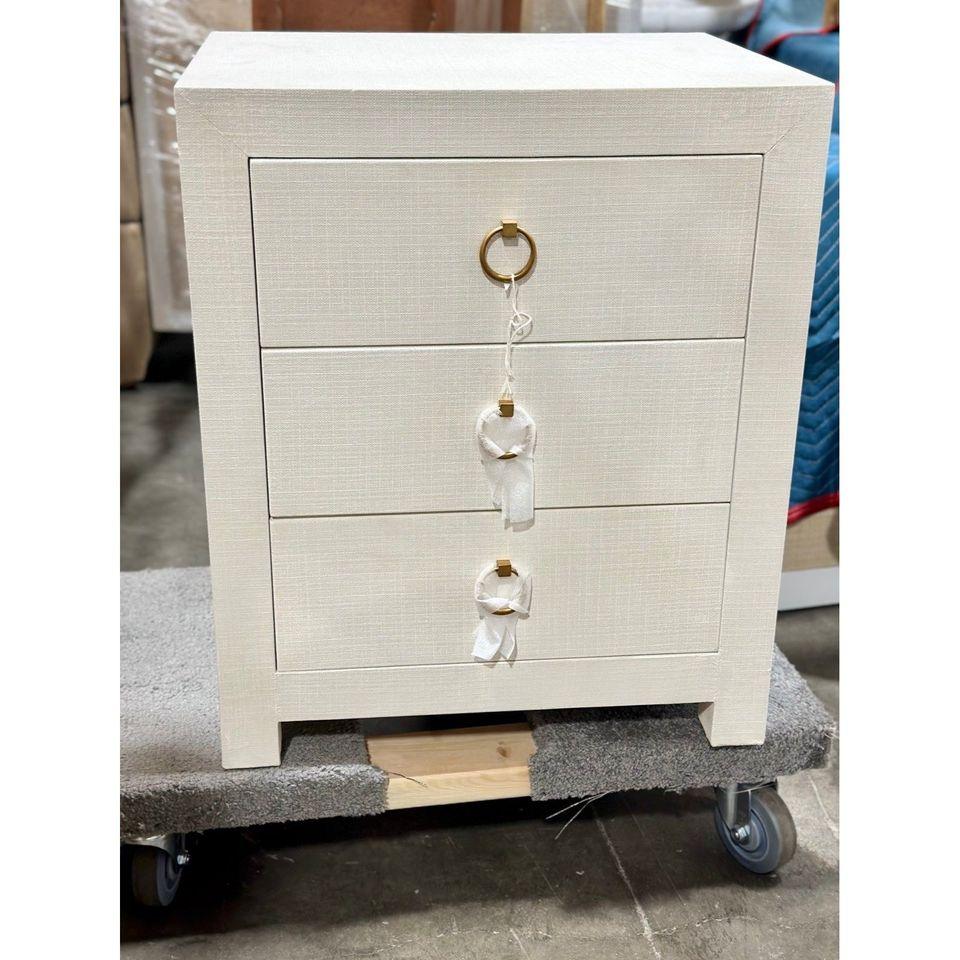 Driftway 3Drawer NightstandChalk The Home Decor Outlet