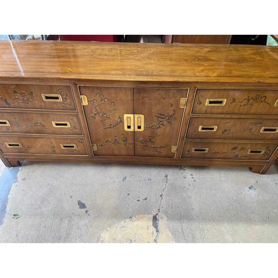 Vintage Asian Chinoiserie Dresser Dynasty by Heritage Furniture - The Home Decor Outlet