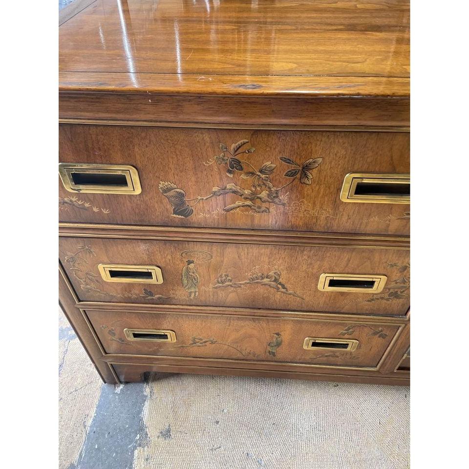 Vintage Asian Chinoiserie Dresser Dynasty by Heritage Furniture - The Home Decor Outlet